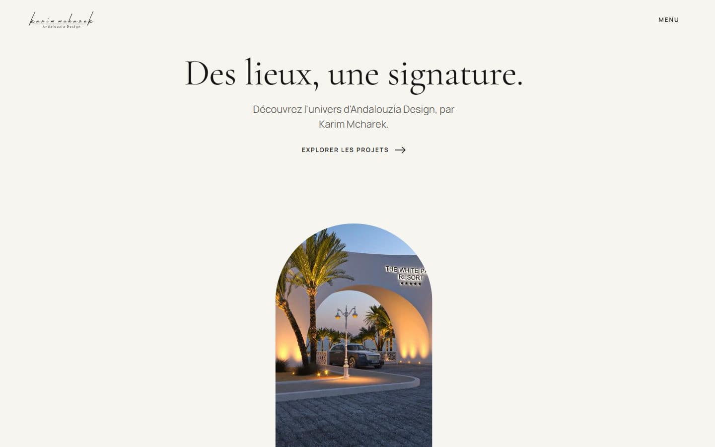 Andalouzia Design website screenshot