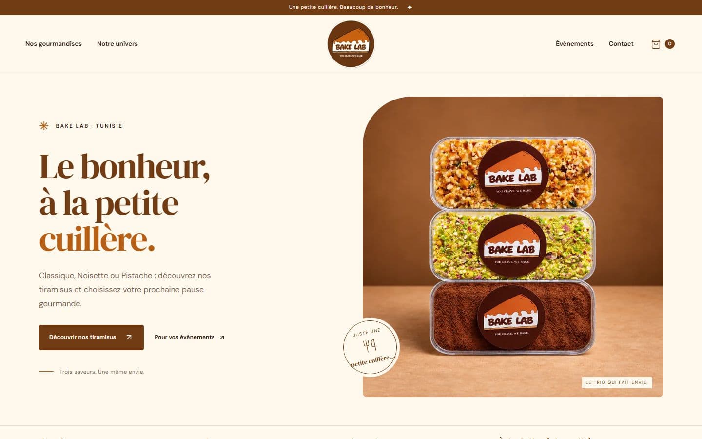 BakeLab v1 website screenshot