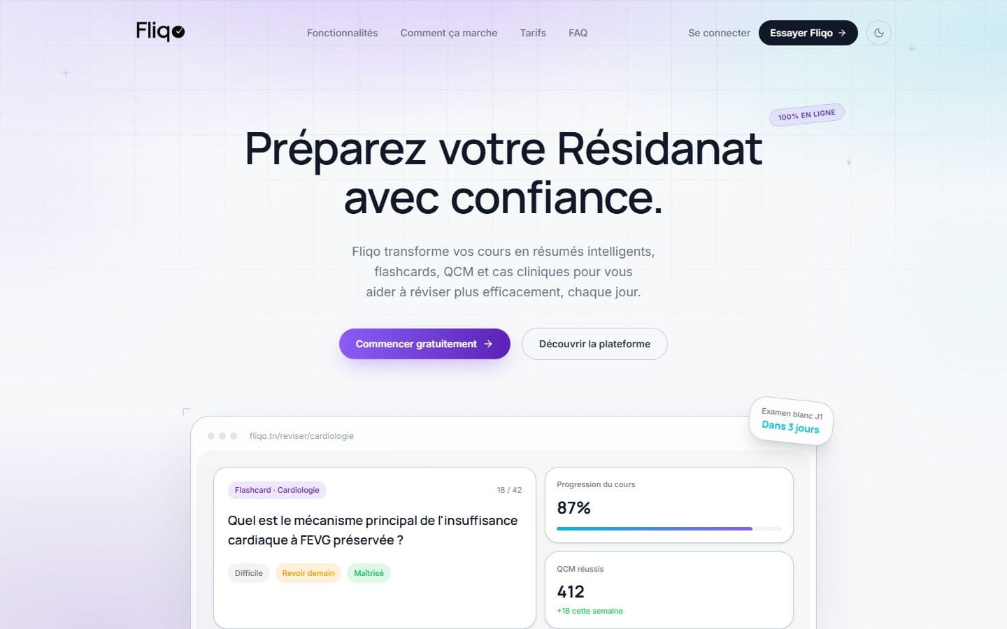 Fliqo website screenshot