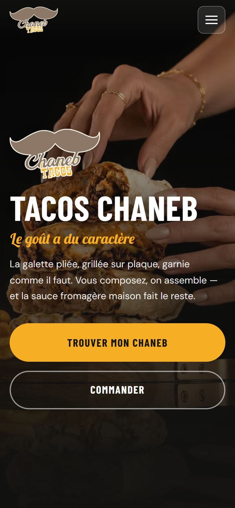 Tacos Chaneb on mobile